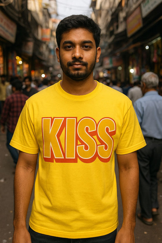 KISS Tee – Electric Yellow